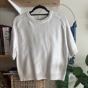 Abercrombie & Fitch Cream Knit Top